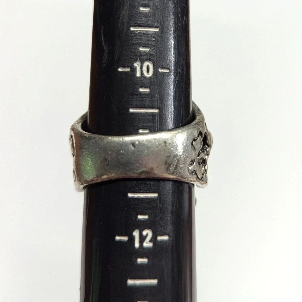 Vintage New Skull Ring Unisex Big Mens Plus Size 11 SilverTone Gothic‎ Biker